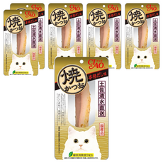 INABA CIAO 啾嚕 宗田鰹燒魚柳條 貓零食 YK-05, 真高湯風味18g±5%, 日本國產品, 綠茶消臭成分配合, 土佐清水港直送, 真高湯風味, 18g, 6包