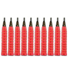 VOLAR Unique 緩衝握把布 1.1m 10入, 紅色, 10個