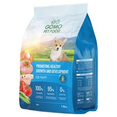 GOMO PET FOOD 幼犬健康發育配方乾飼料, 雞肉, 1.8kg, 1袋