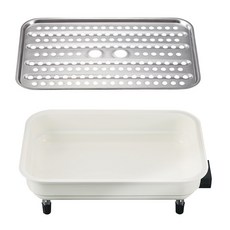 recolte 麗克特 電烤盤專用陶瓷深鍋蒸盤組 RHP-1CS 輕鬆烹煮多樣料理, 22.5cm, 1組