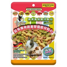 Pet Village 魔法村 鼠兔用綜合愛心型磨牙餅 120g, 1包