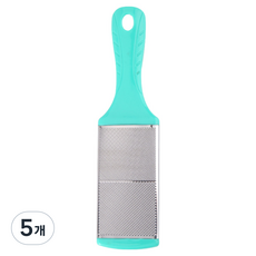 썸즈마인 양면 스테인레스 발각질 제거기 블루, 100g, 5개, 1개입