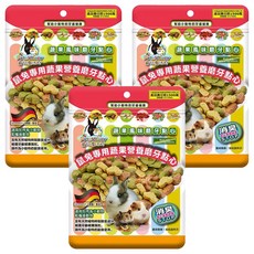 Pet Village 魔法村 鼠兔用蘋果風味磨牙點心，天然蔬果製成，富含纖維質，幫助消化改善尿臭, 3包