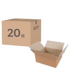 comet 郵局規格寄件紙箱, 咖啡色, 20個