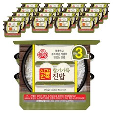 오뚜기 식감만족 찰기가득 진밥, 210g, 18개