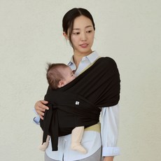 코니아기띠 플렉스 Elastech+헤드서포트, 블랙