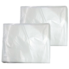 Bugukbongtu 再生大型平口塑膠袋 白色, 70L, 100個