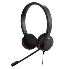 Jabra 商務耳機麥克風 Evolve 20 隨插即用 支援Microsoft Teams 降噪麥克風 USB線纜供電