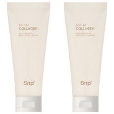 Snp 黃金膠原蛋白保濕慕斯安瓶潔面乳, 1條, 150ml
