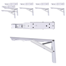 折疊式層板支架, 單一顏色, 6個