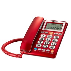 aiwa 愛華 超大字鍵助聽有線電話 紅色, ALT-890