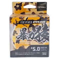 AMiKA 暴力猿 微量碳纖分子 超耐磨釣線 路亞, 0.385mm, 1個, 5.0號