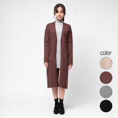 CARET 女款長版開襟毛衣