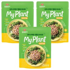 Dongwon 東遠 My Plant袋裝素食鮪魚 原味, 100g, 3包