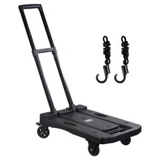 엘투리버스 타이탄 접이식카트 고정끈포함, 블랙, 1개