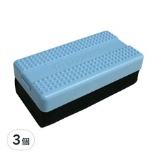 SUCCESS 成功 吸附式按摩白板擦 (小), 特殊纖維不傷板面, 清水洗淨可重複利用, 3個, 藍色