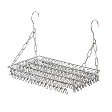 門廊洗衣衣架銀色 40 x 25 x 25cm, 1個
