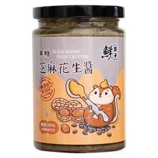 鮮醬子 無糖芝麻花生醬, 340g, 1罐