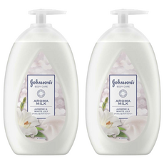 Johnson's 嬌生美體主張煥采透亮乳液 含維他命B3與百合梨果香 鎖水保濕 適用於乾燥肌和一般肌, 500ml, 2瓶