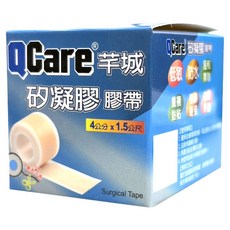 QCare 矽凝膠膠帶 離形膜 膚色, 1個, 1個裝