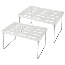 KEYWAY 聯府 柏林方形收納架收納層架 30.9 x 18.2 x 20.3cm, 白色, 2個