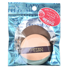 TOPPRO 韓製馬卡龍氣墊粉撲 2個, P-BR, 1組