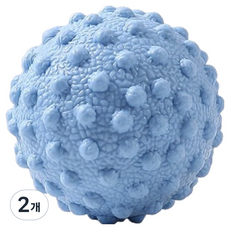簡約設計顆粒按摩球, 2個, 藍色