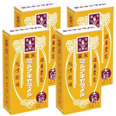 MORINAGA 森永 大粒焦糖味牛奶糖 日本原裝進口, 141.1g, 4盒