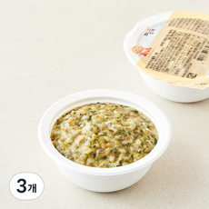 짱죽 중기 9개월부터 한우 치즈 야채죽 죽2 이유식, 200g, 3개