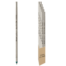 ZEBRA 斑馬牌 4C-0.7 專用原子筆替芯 0.7mm, 綠色, 10支