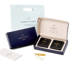 HONEY BY HONEY 蜂蜜隨身包禮盒 洋槐蜂蜜 150g+栗子蜂蜜 150g+提袋, 300g, 1組