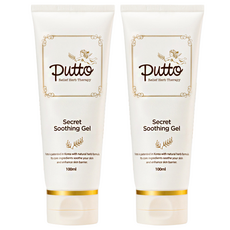 Putto 胖嘟嘟 Secret 舒緩凝膠, 100ml, 2個