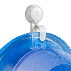 HANEE 章魚吸盤式臉盆掛勾, 白色, 1個