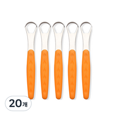 생활감각 입냄새 제거 깔끔한 혀 클리너 오렌지, 20개