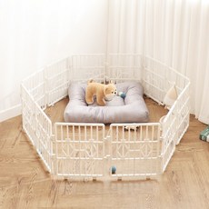 No Margin 寵物圍欄 12入, 純白