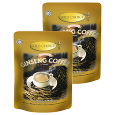 Gold Choice 金寶咖啡 即溶人蔘咖啡 無脂奶粉, 20g, 20入, 2袋