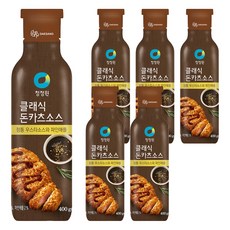 청정원 클래식 돈카츠 소스, 400g, 6개