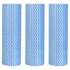 씨엠 1회용 뜯어쓰는 주방 롤 행주 블루, 50개, 3개