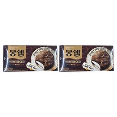몽쉘 생크림케이크 카카오, 204g, 2개