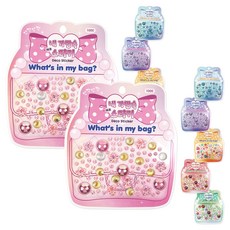 POPO FANCY 我包包裡的裝飾寶石貼紙6種套組, 混合顏色, 2套