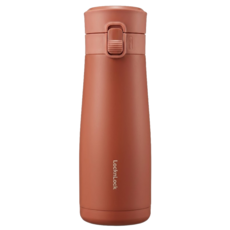 LocknLock 樂扣樂扣 復古波普保溫杯 LHC3249DVOL, 橘紅色, 450ml, 1個