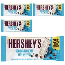 HERSHEY'S 好時 巧酥可可片, 25% More Cookies, 100g, 4片