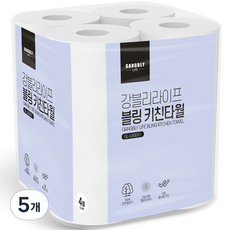 GANGBLY LIFE Bling 天然紙漿廚房紙巾, 150張, 20個