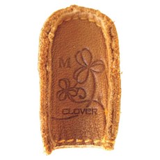 Clover 可樂牌 3D皮指套, 皮革色系 棕色, 1個