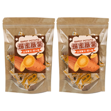 爆蜜蕃薯*2包 台灣地瓜蜜製 Q彈香甜 獨立包裝 人氣團購零食, 300g