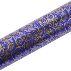 knockone Noble Heart 塑膠蒸鍍包裝紙 大 53cm x 17m, 2個, 藍色
