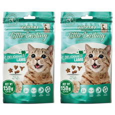 HULUCAT 貓用卡滋化毛潔牙餅, 羊肉, 150g, 2包