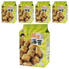 一口田 十榖米同心餅 陽光海苔, 150g, 5袋