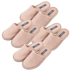 올리빙 뽀송 모던 층간소음방지 거실화, 피치, 4개