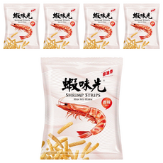 裕榮食品 蝦味先 香辣口味 60g, 香酥脆口感, 美味零食, 5包